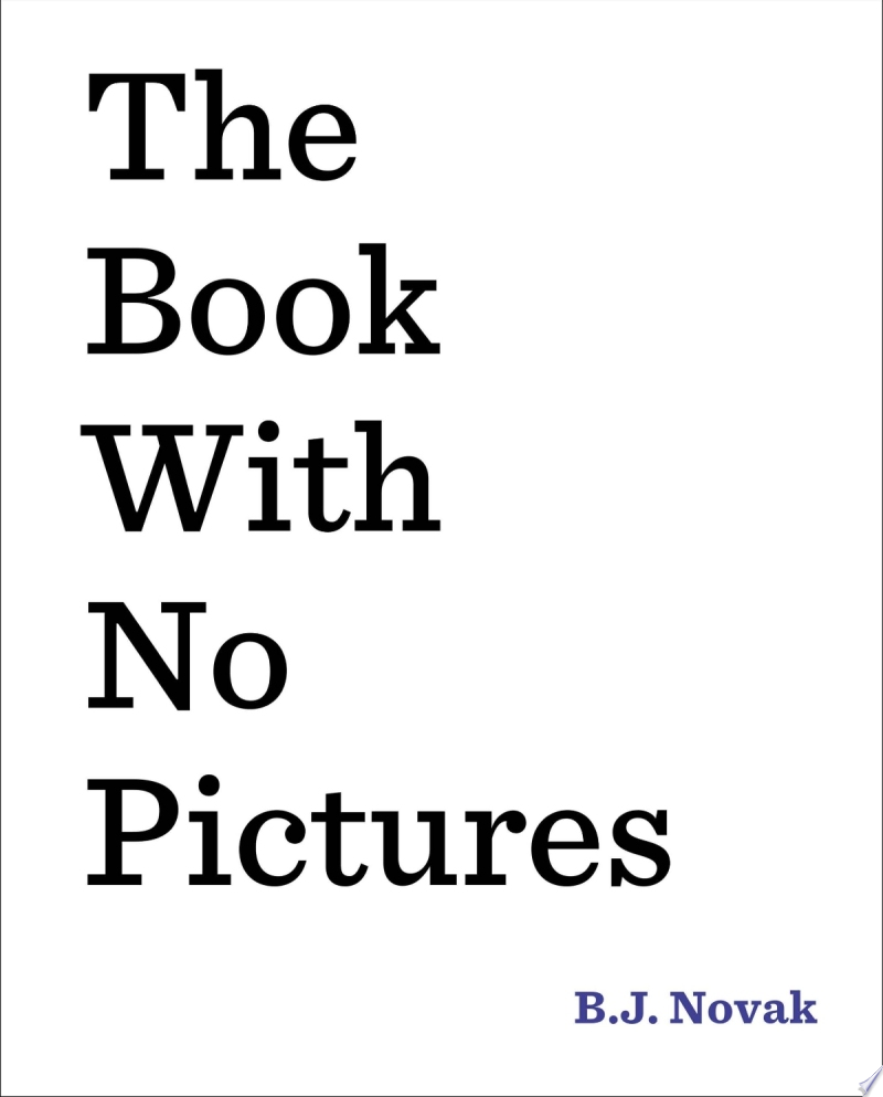 Image for "The Book with No Pictures"