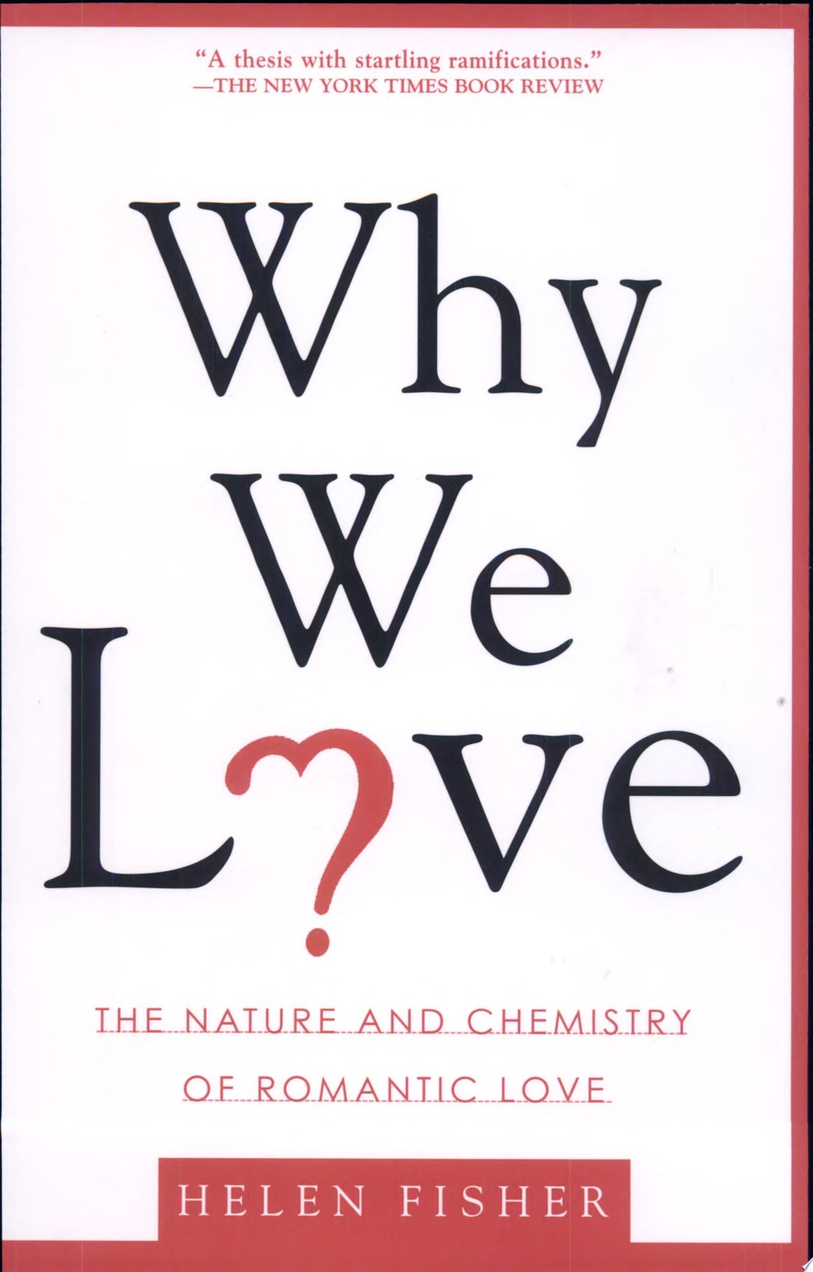 Image for "Why We Love"