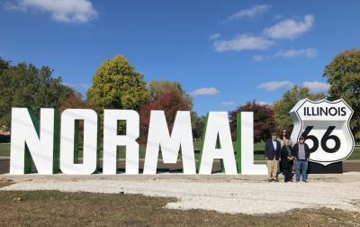 Route 66 Sign in Normal