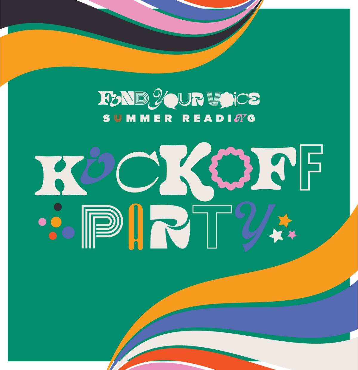 Find Your Voice Summer Reading Kickoff Party